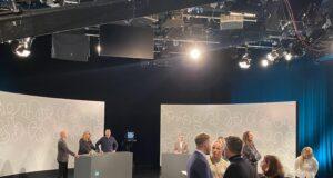 Háskólanemar í sjónvarpssal