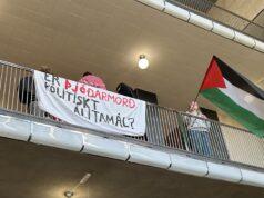 Rektor ekki á staðnum fyrir verkfall Stúdenta fyrir Palestínu