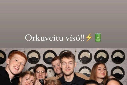 Nemendur í Stigull eru duglegir á dansgólfinu Mesta stuðið á Vísó!