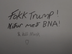 Salernið óvæntur vettvangur skilaboða