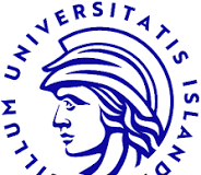 Hver er konan á merki Háskóla Íslands?